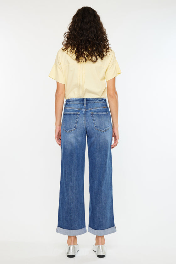 Reyna Essentials High Rise Wide Leg Jeans