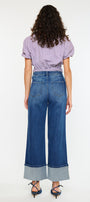 Delia Essentials High Rise Crop Wide Leg Jeans - Official Kancan USA