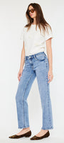 Tamia Essentials Mid Rise True Straight Jeans - Official Kancan USA