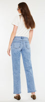 Tamia Essentials Mid Rise True Straight Jeans - Official Kancan USA