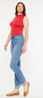 Cristina High Rise Slim Straight Jeans - Curvy - Official Kancan USA