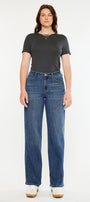 Viola High Rise Wide Jeans - Curvy - Official Kancan USA