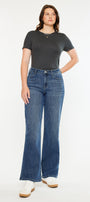 Viola High Rise Wide Jeans - Curvy - Official Kancan USA