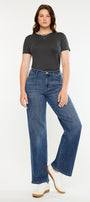 Viola High Rise Wide Jeans - Curvy - Official Kancan USA