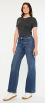 Viola High Rise Wide Jeans - Curvy - Official Kancan USA