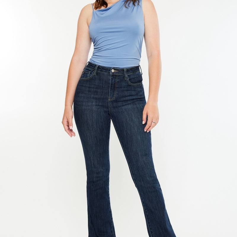 Janice High Rise Bootcut Jeans - Curvy - Official Kancan USA