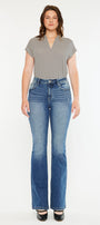Tana Essentials High Rise Wide Flare Jeans (Curvy) - Official Kancan USA