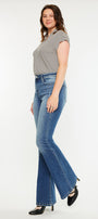 Tana Essentials High Rise Wide Flare Jeans (Curvy) - Official Kancan USA