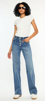 Darlene Essentials High Rise Comfort 90's Flare Jeans - Official Kancan USA