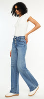 Darlene Essentials High Rise Comfort 90's Flare Jeans - Official Kancan USA