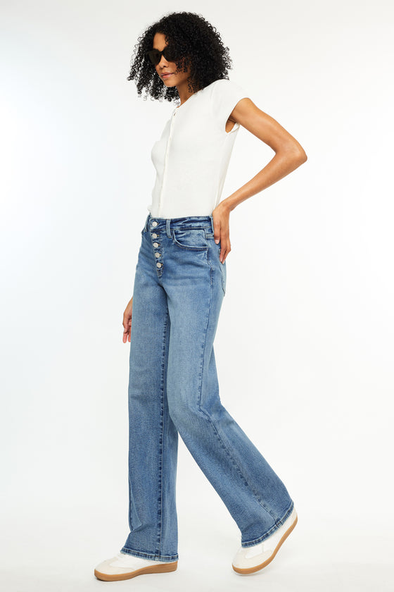 Darlene Essentials High Rise Comfort 90's Flare Jeans