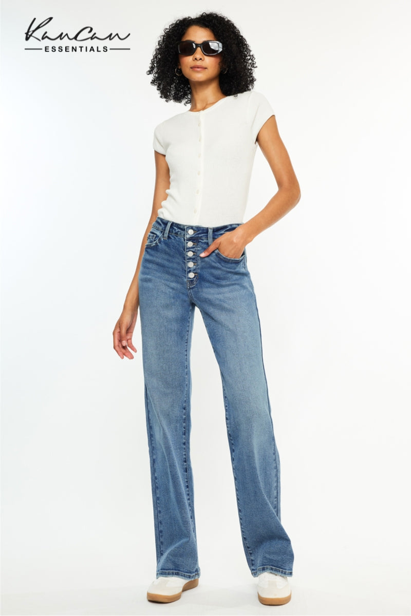 Darlene Essentials High Rise 90's Flare – Kancan USA