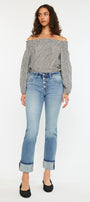 Noelle Essentials High Rise Skinny Straight Jeans - Official Kancan USA