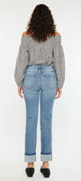 Noelle Essentials High Rise Skinny Straight Jeans - Official Kancan USA