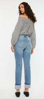 Noelle Essentials High Rise Skinny Straight Jeans - Official Kancan USA