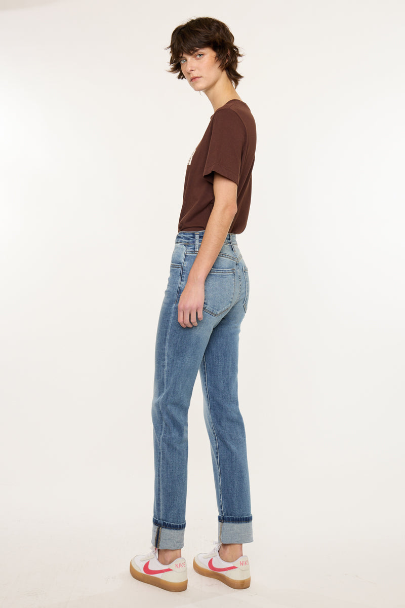Noelle Essentials High Rise Skinny Straight - Official Kancan USA