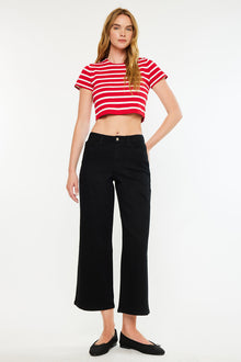  Shea High Rise Cropped Wide Leg Jeans
