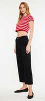 Shea Essentials High Rise Cropped Wide Leg Jeans - Official Kancan USA