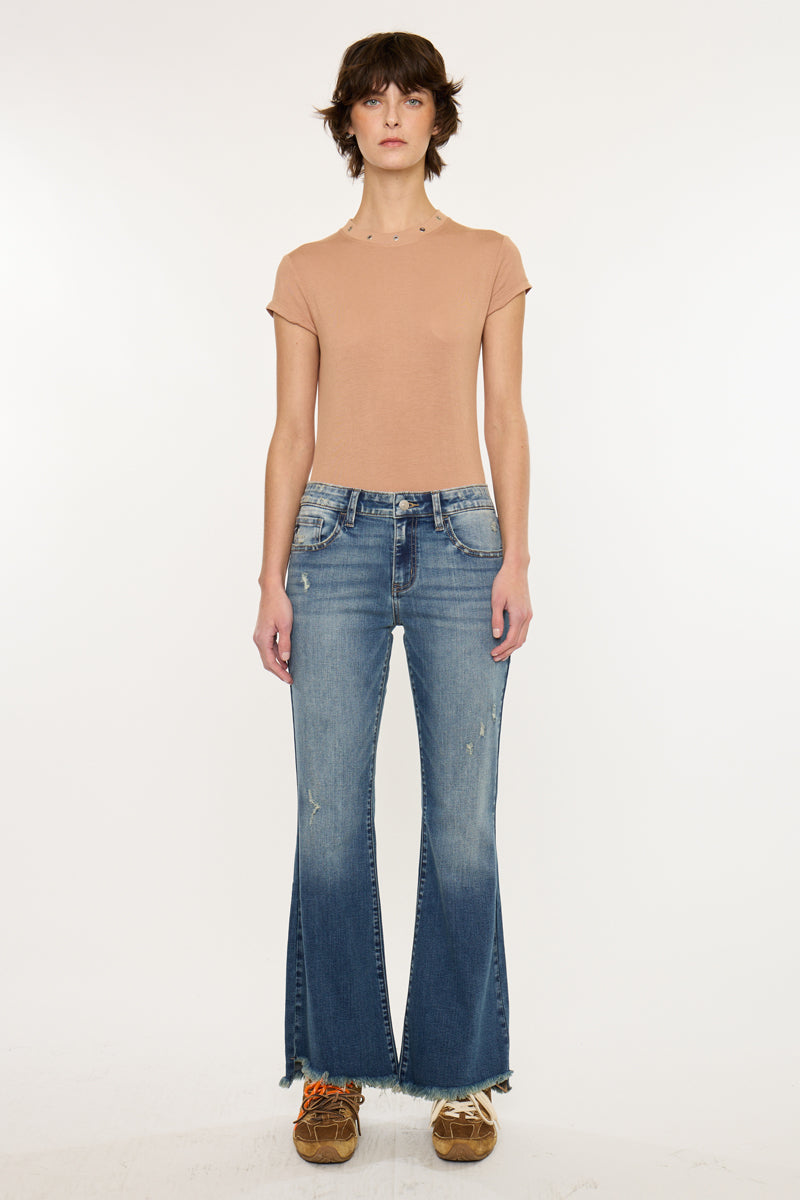 Essentials Low Rise Ankle Flare - Official Kancan USA