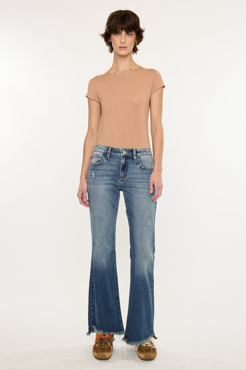 Essentials Low Rise Ankle Flare - Official Kancan USA