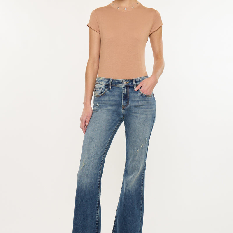 Essentials Low Rise Ankle Flare - Official Kancan USA