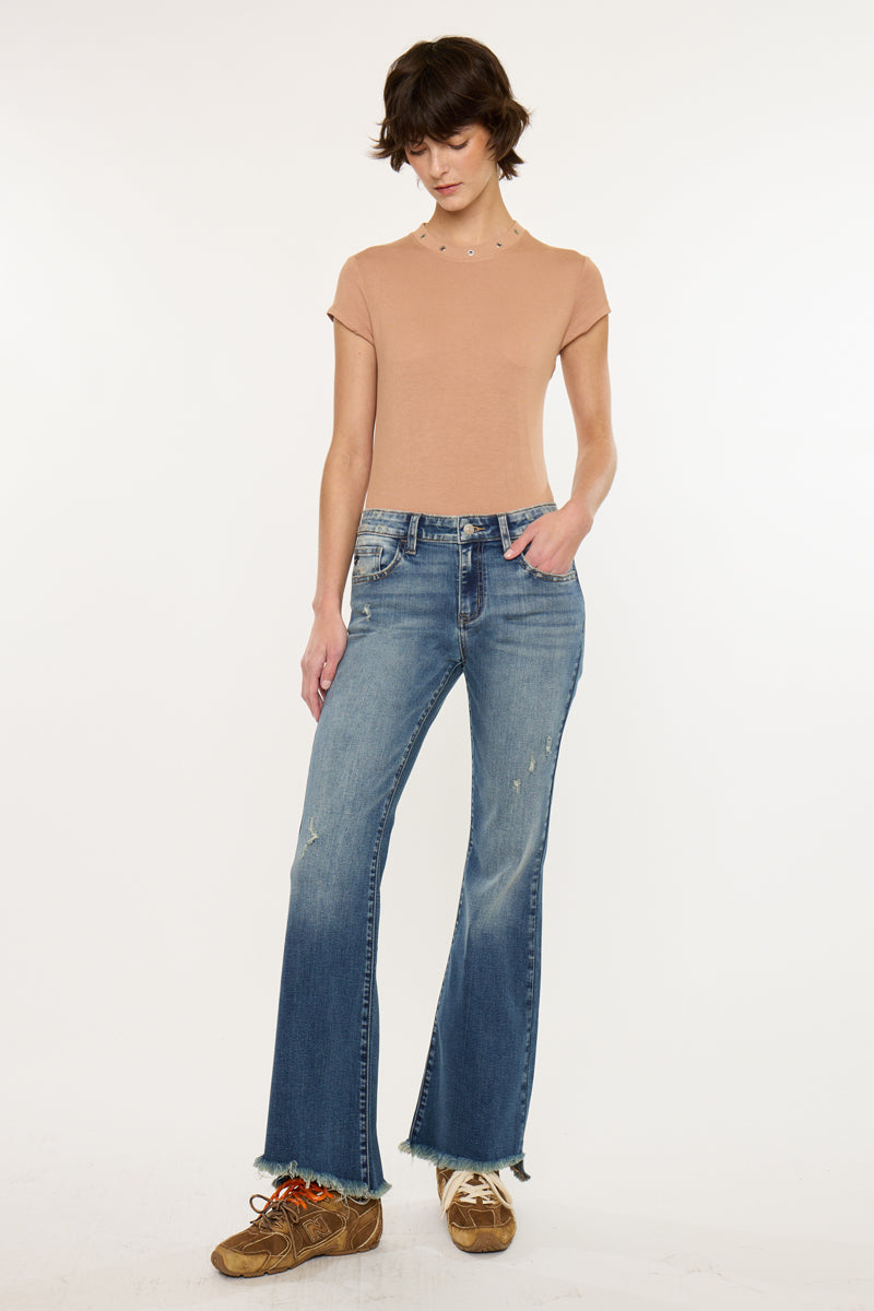 Essentials Low Rise Ankle Flare - Official Kancan USA