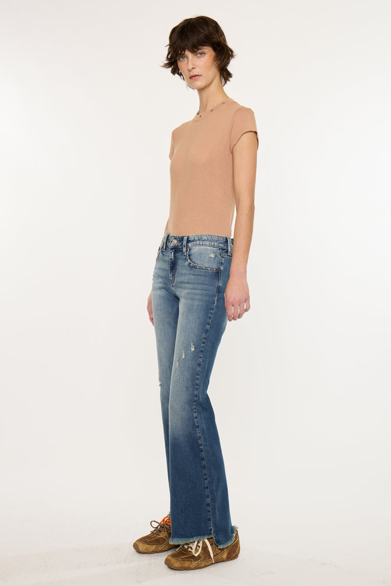 Essentials Low Rise Ankle Flare - Official Kancan USA