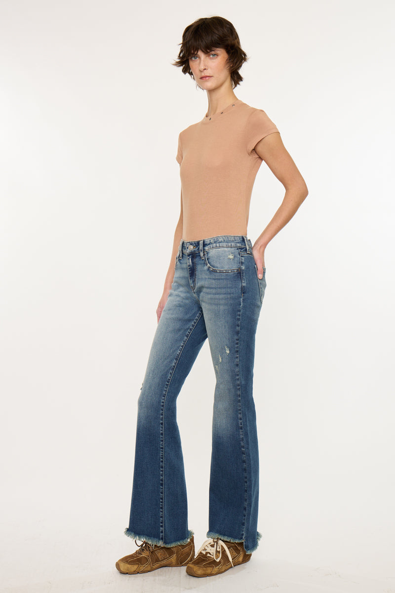 Essentials Low Rise Ankle Flare - Official Kancan USA