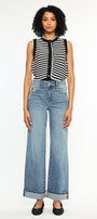 Bellen Essentials High Rise Wide Jeans - Official Kancan USA