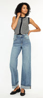 Bellen Essentials High Rise Wide Jeans - Official Kancan USA