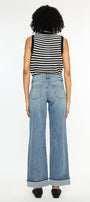 Bellen Essentials High Rise Wide Jeans - Official Kancan USA