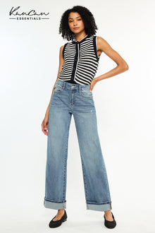  Bellen Essentials High Rise Wide Jeans - Official Kancan USA