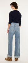 Bellen Essentials High Rise Wide Jeans - Official Kancan USA