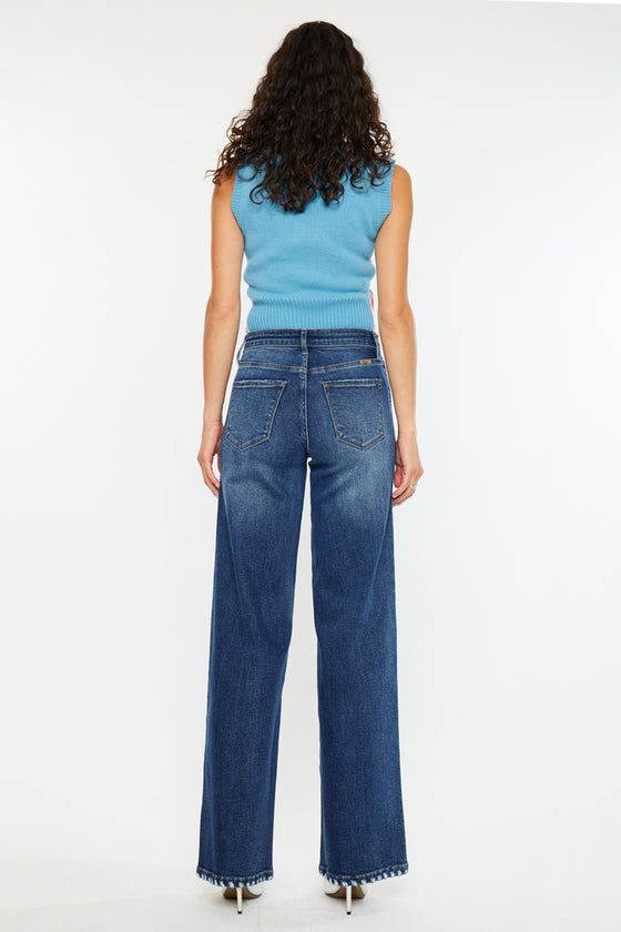 Tiara High Rise Wide Leg Jeans
