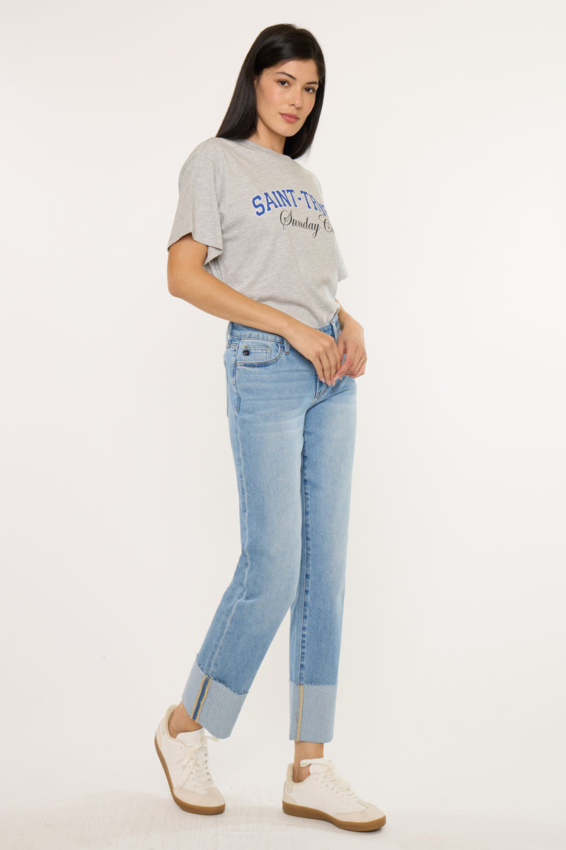 Tiffany Essentials Low Rise Straight Jeans