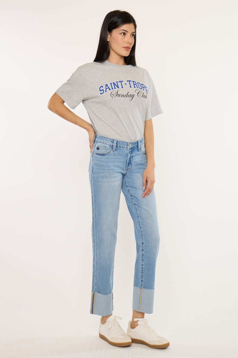 Tiffany Essentials Low Rise Straight Jeans