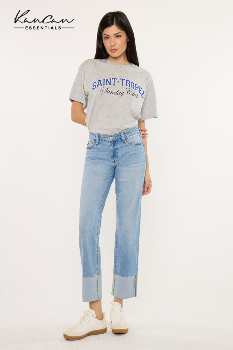 Tiffany Essentials Low Rise Straight Jeans