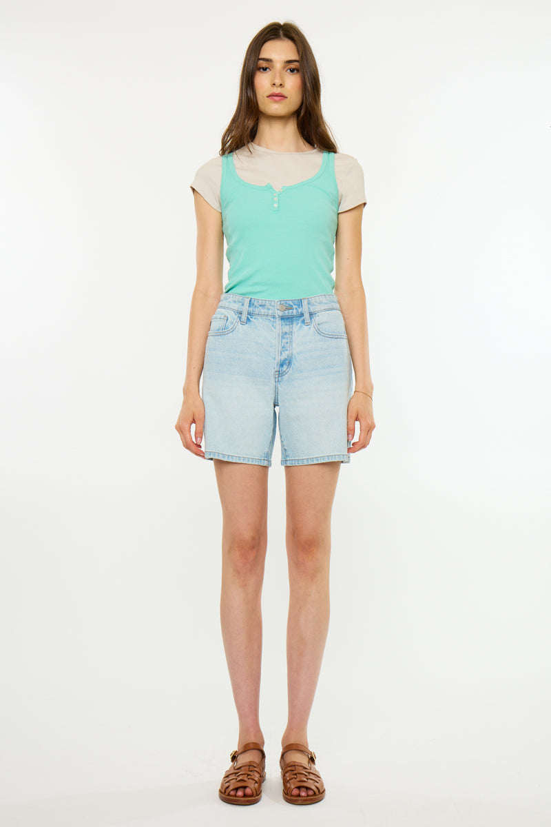 Britt Essentials High Rise Loose Mid Shorts
