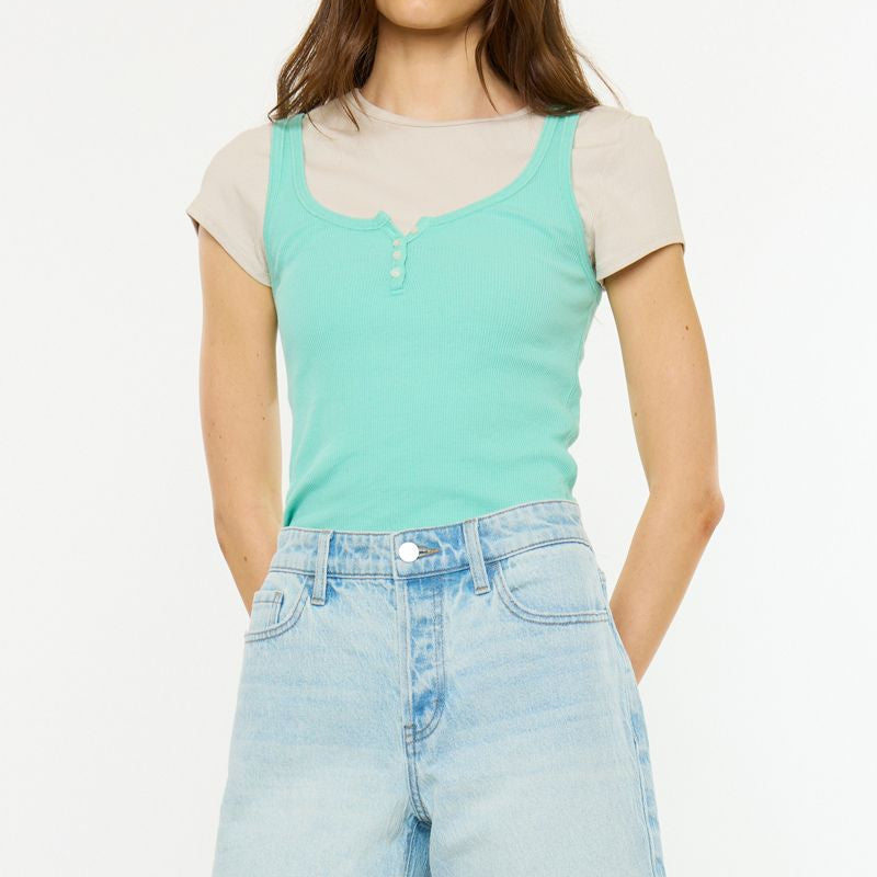 Britt Essentials High Rise Loose Mid Shorts