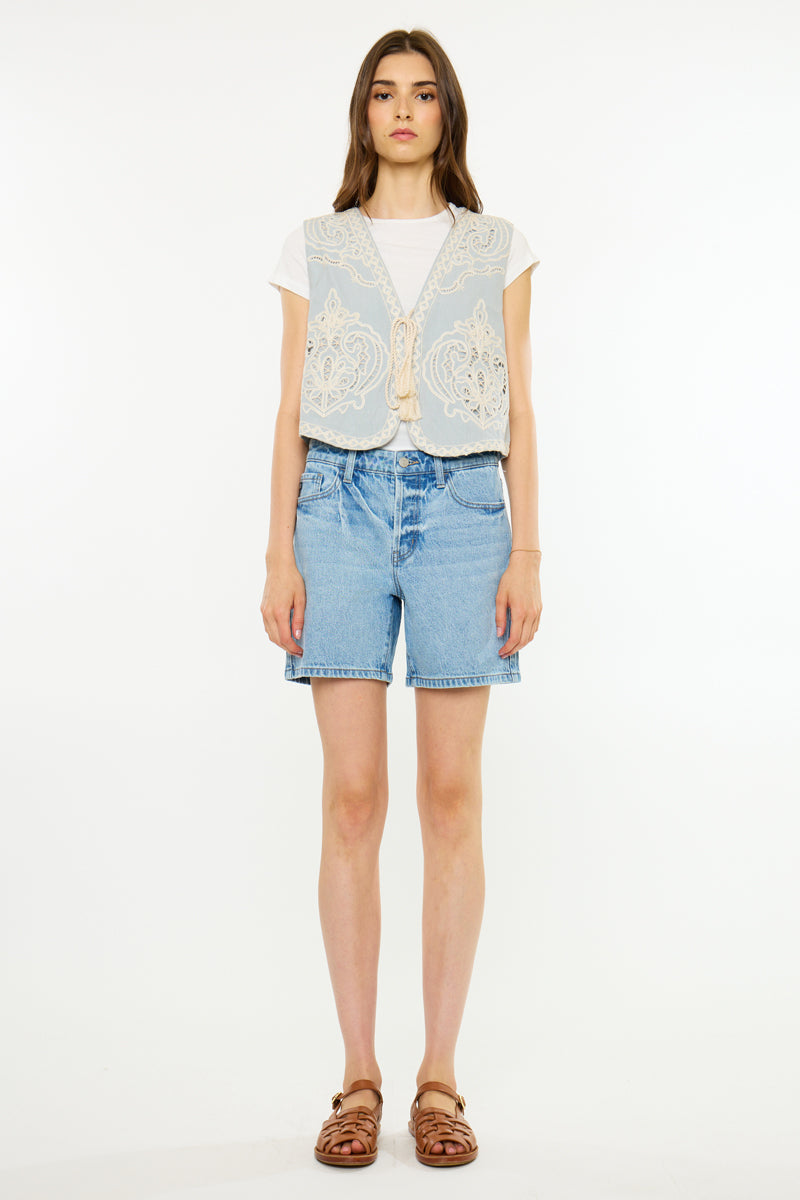 Britt Essentials High Rise Loose Mid Shorts