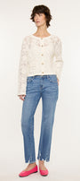 Ivorie Essentials Mid Rise Crop Straight - Official Kancan USA