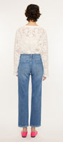Ivorie Essentials Mid Rise Crop Straight - Official Kancan USA