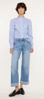 Angie Essentials Mid Rise Crop Wide - Official Kancan USA
