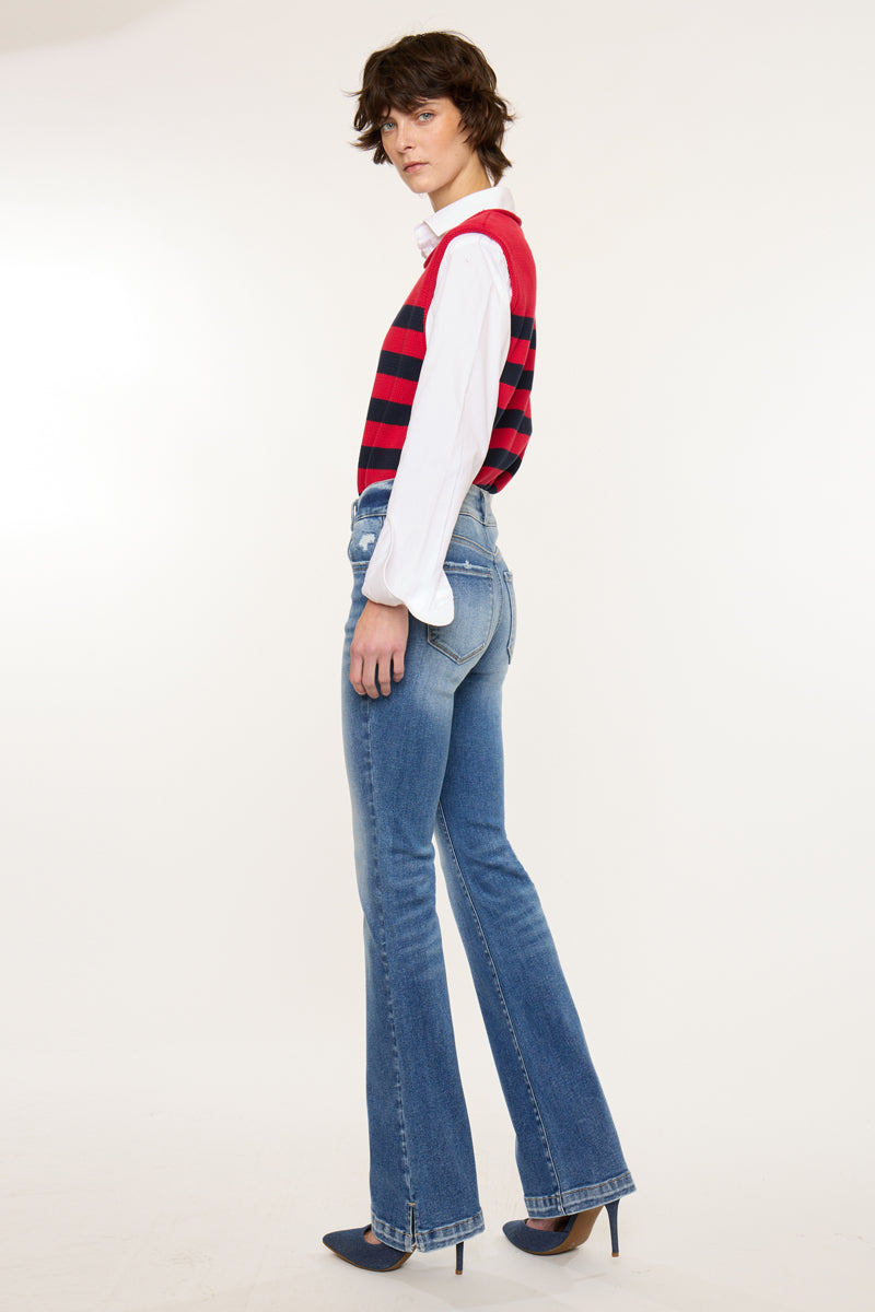 Yanelly Essentials Mid Rise Bootcut - Official Kancan USA