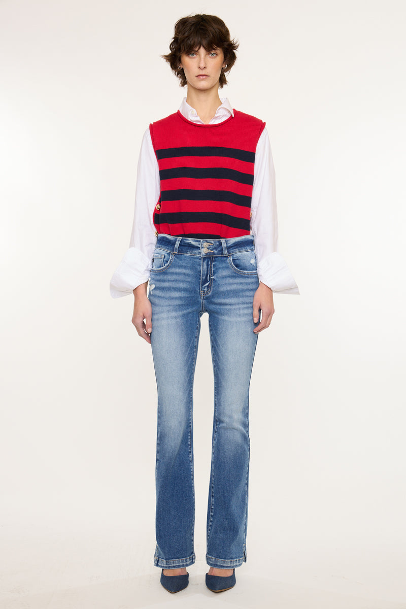 Yanelly Essentials Mid Rise Bootcut - Official Kancan USA