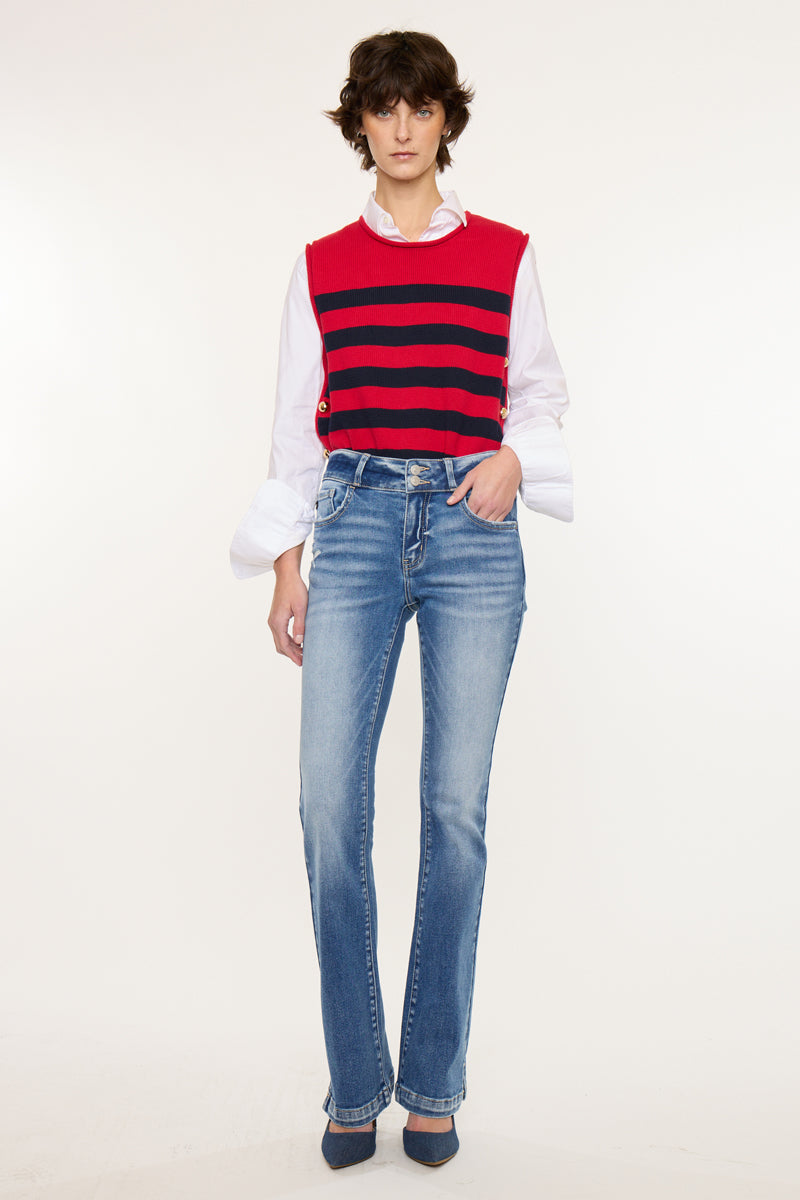 Yanelly Essentials Mid Rise Bootcut - Official Kancan USA