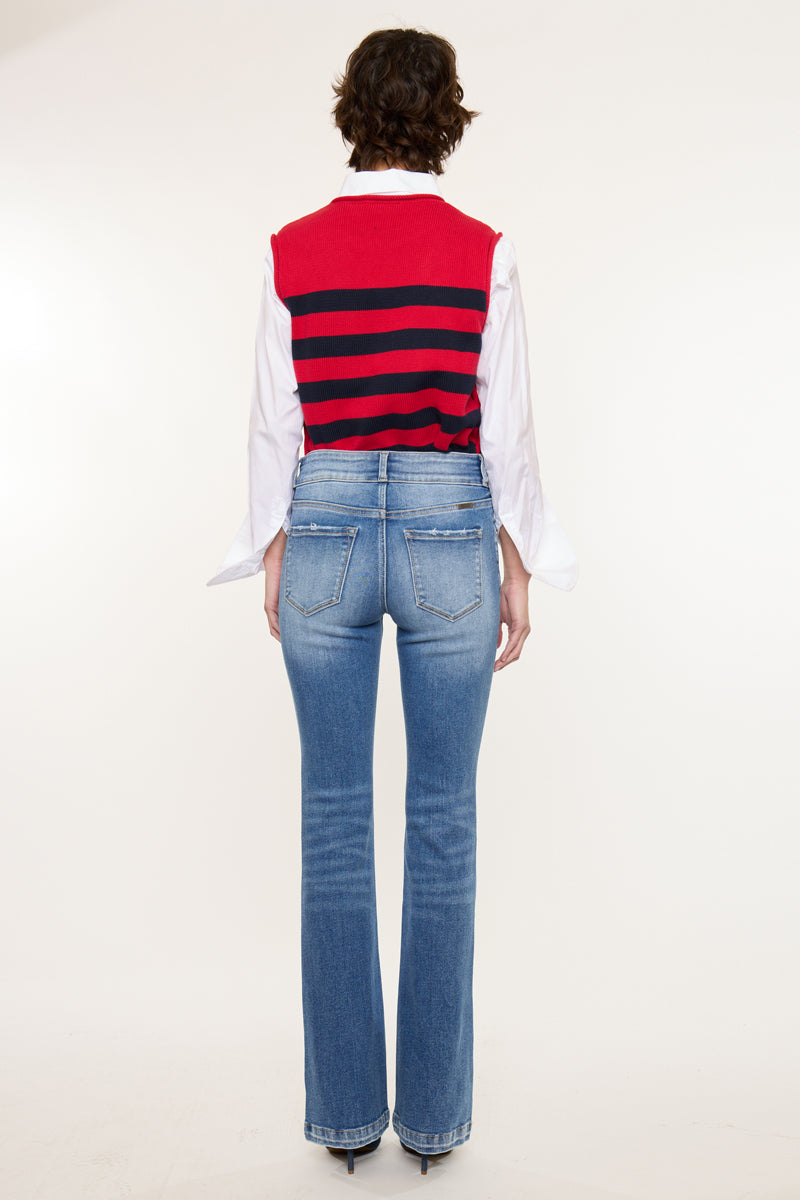 Yanelly Essentials Mid Rise Bootcut - Official Kancan USA