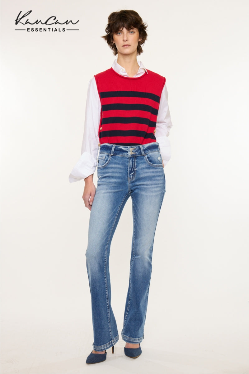 Yanelly Essentials Mid Rise Bootcut - Official Kancan USA