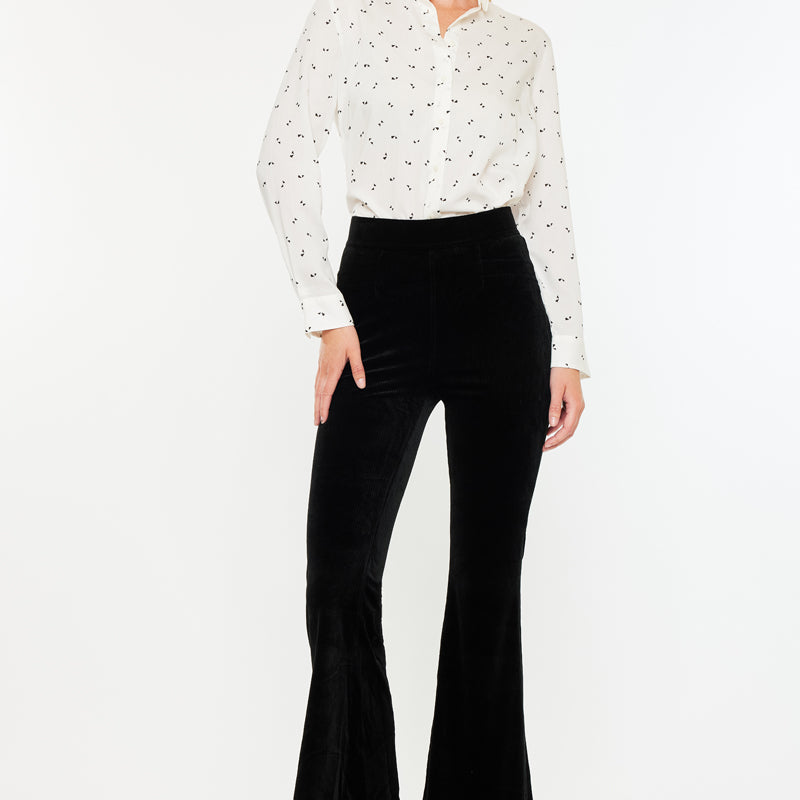 Anthea High Rise Corduroy Flare - Official Kancan USA