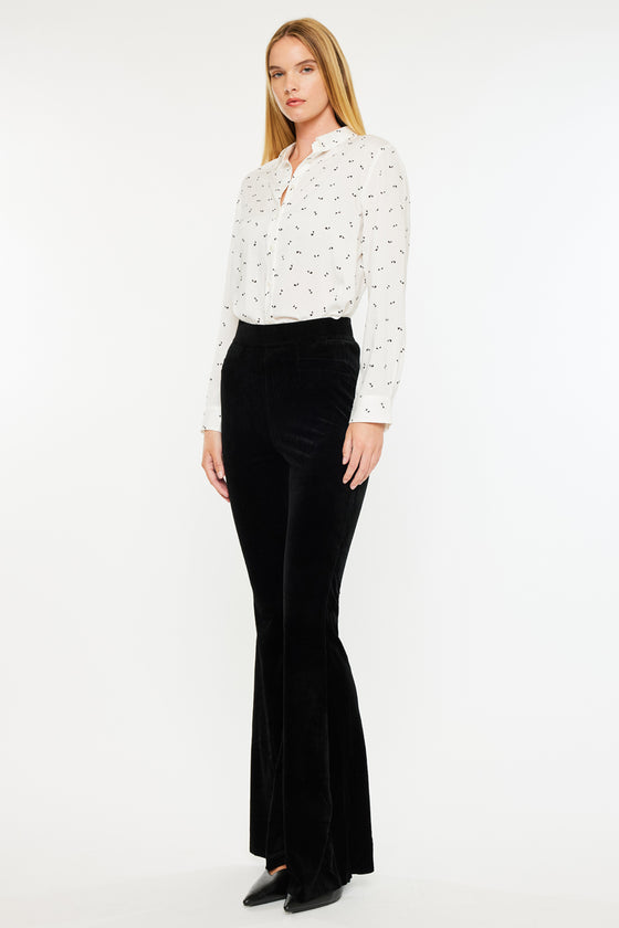 Anthea High Rise Corduroy Flare - Official Kancan USA